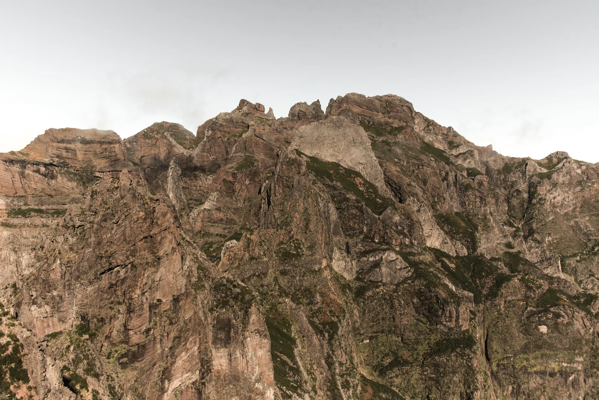 Jagged volcanic peaks of the central mountains — Madeira, landscape and travel photography by Janina Laszlo