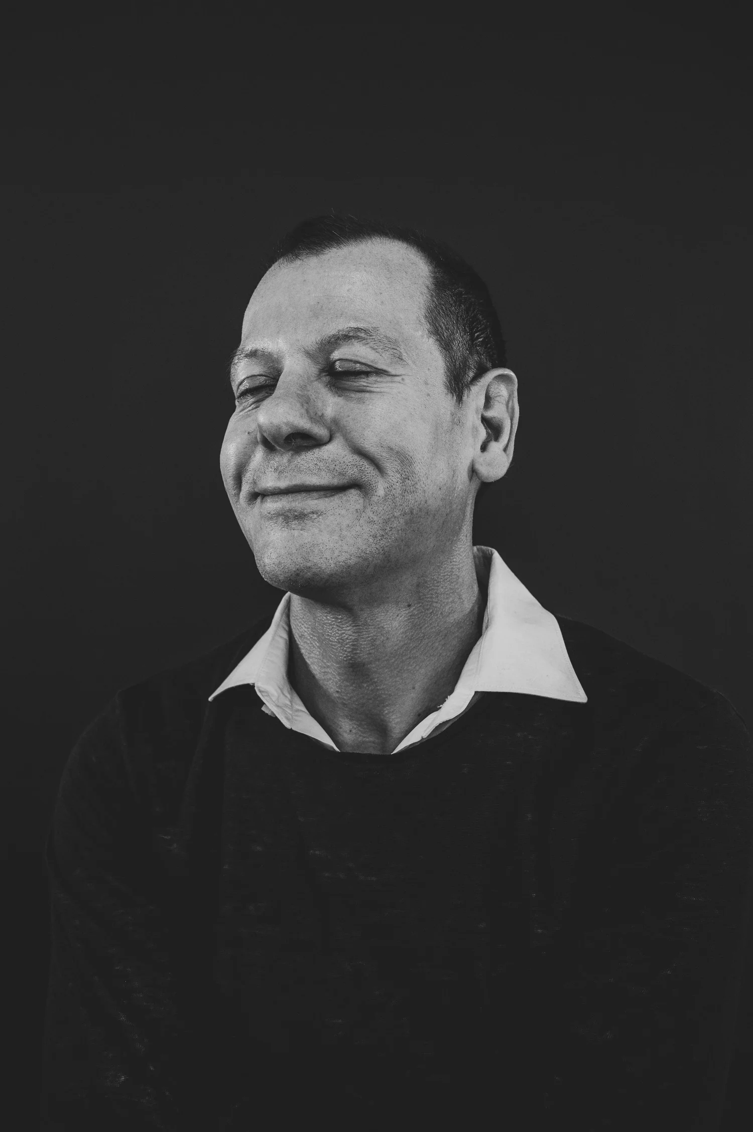 bulthaup CEO Marc O. Eckert, black-and-white executive portrait — portrait by Janina Laszlo, portrait photographer in Munich